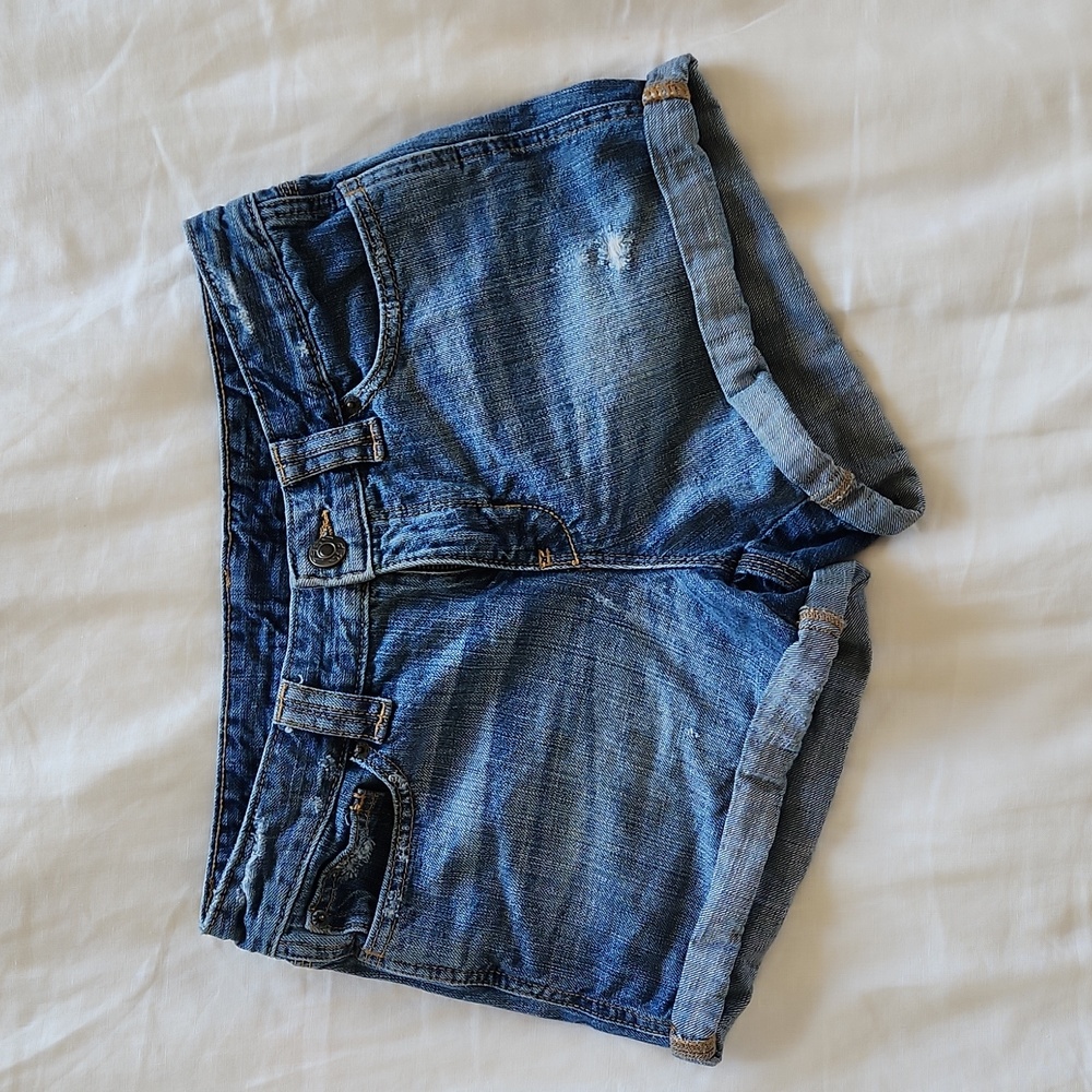 Gap Distressed Denim Shorts